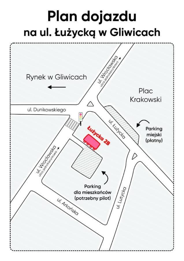 Kairos Apartments - Diamond - Darmowy Parking, Scisle Centrum Gliwice Eksteriør bilde